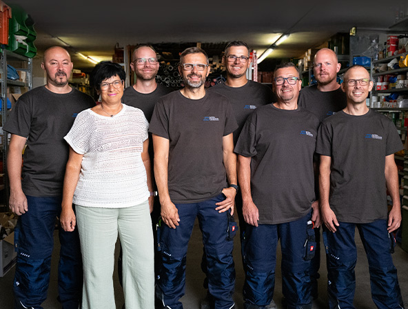 Teambild der Firma Rolf Müller Haustechnik GmbH